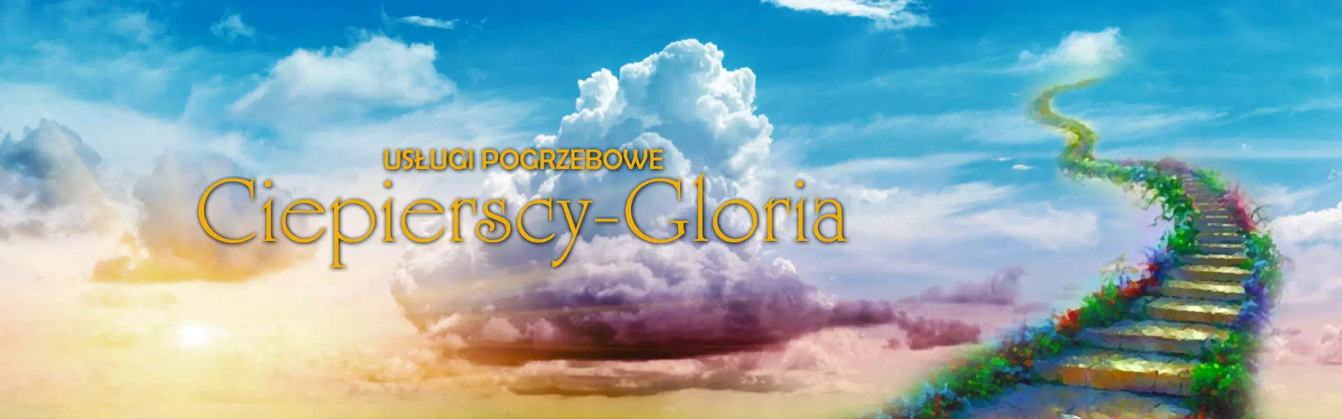Ciepierscy-Gloria ze schodami do nieba w tle